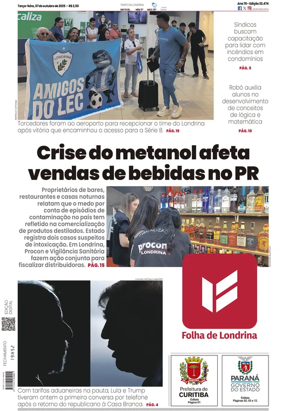 Imagem ilustrativa da imagem Capa 07/10/2025