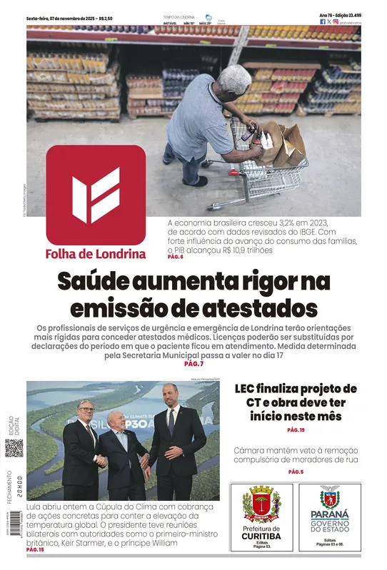 Imagem ilustrativa da imagem Capa 07/11/2025