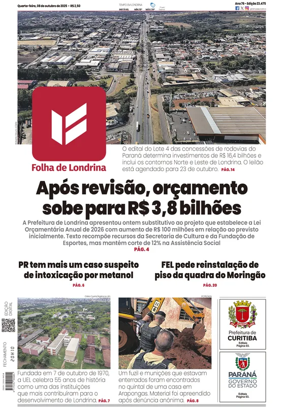 Imagem ilustrativa da imagem Capa 08/10/2025