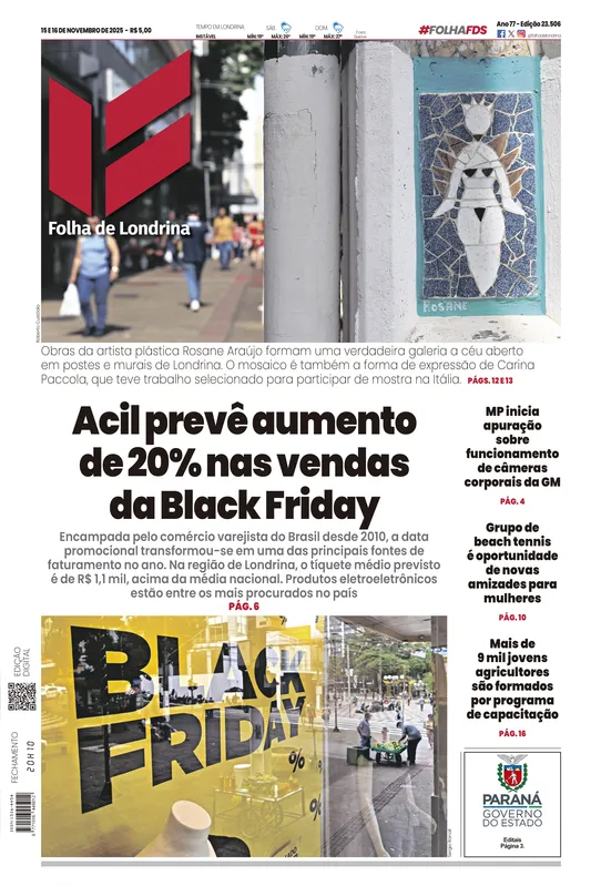 Imagem ilustrativa da imagem Capa 15/11/2025