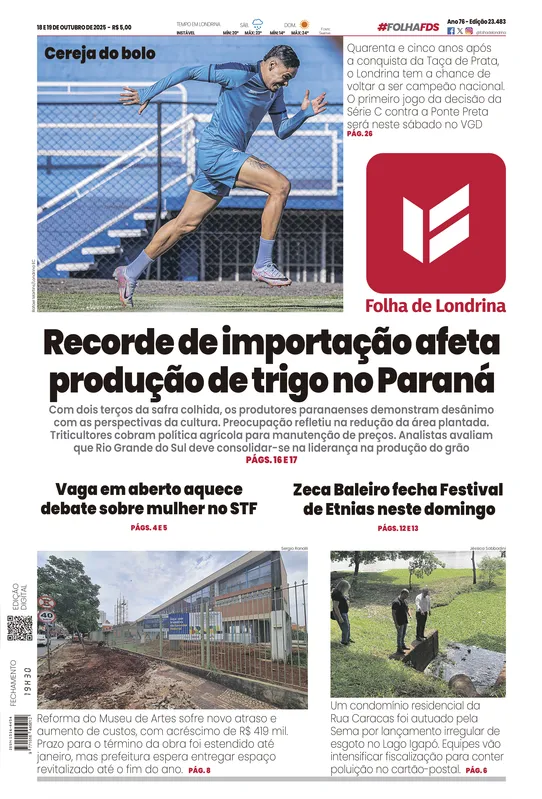Imagem ilustrativa da imagem Capa 18/10/2025
