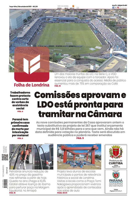 Imagem ilustrativa da imagem Capa 21/10/2025