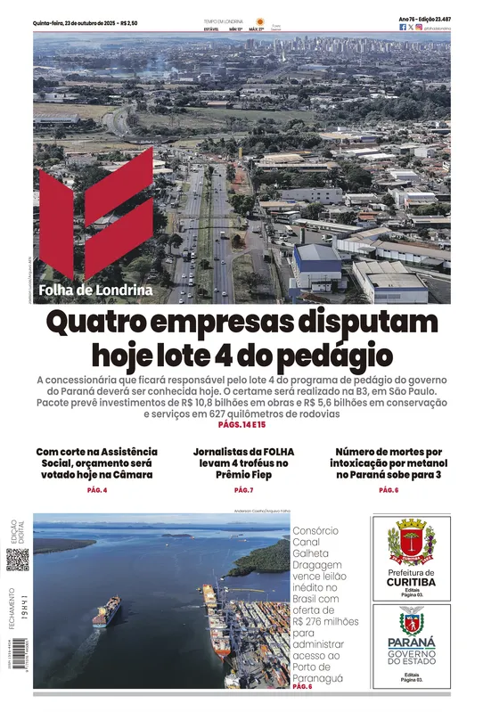 Imagem ilustrativa da imagem Capa 23/10/2025