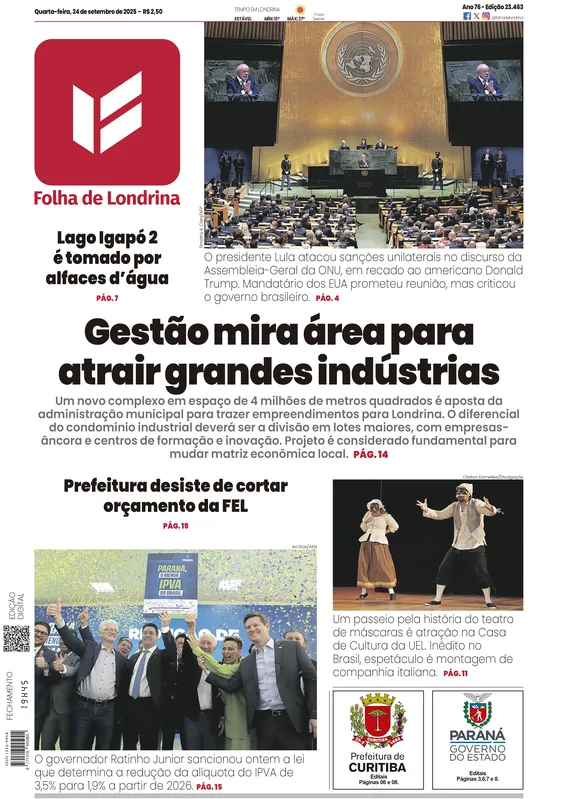 Imagem ilustrativa da imagem Capa 24/09/2025