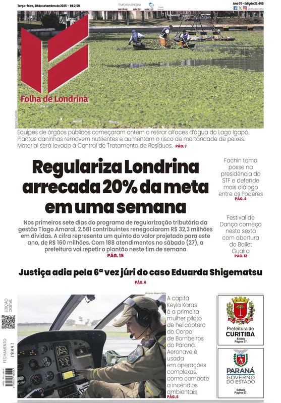 Imagem ilustrativa da imagem Capa 30/09/2025