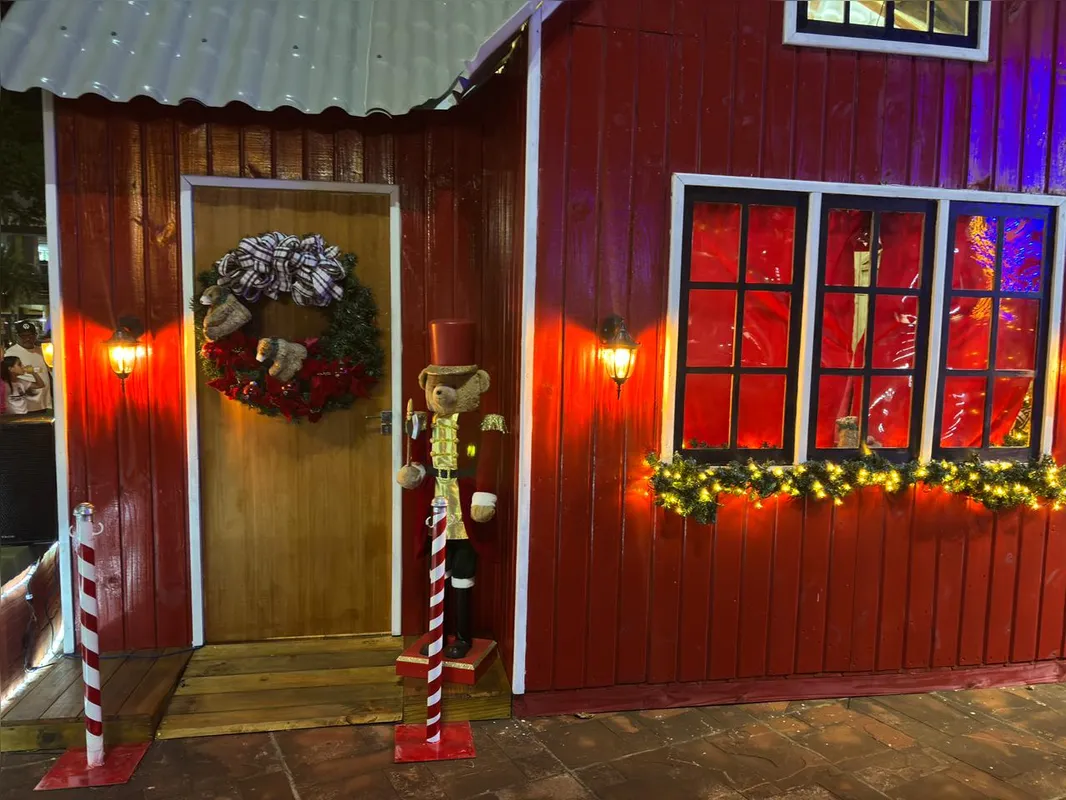 Imagem ilustrativa da imagem Casinha do Noel em Arapongas está aberta para visitação