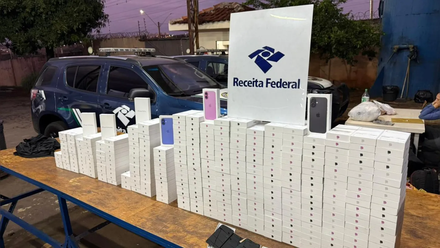 Imagem ilustrativa da imagem Celulares avaliados em R$ 1,2 milhão são apreendidos em Ibiporã