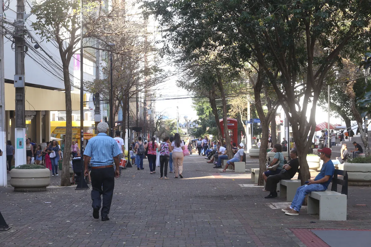 Imagem ilustrativa da imagem Centro de Londrina tem recorde de idosos