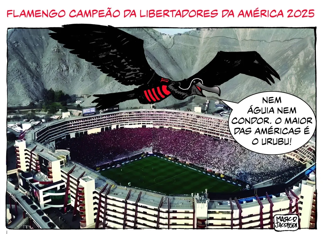 Imagem ilustrativa da imagem Charge 01/12/2025