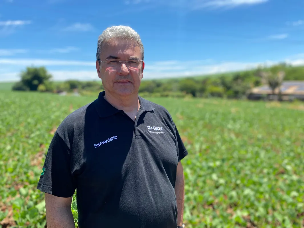 Maurício do Carmo Fernandes, gerente de Stewardship e Sustentabilidade da BASF Soluções para Agricultura