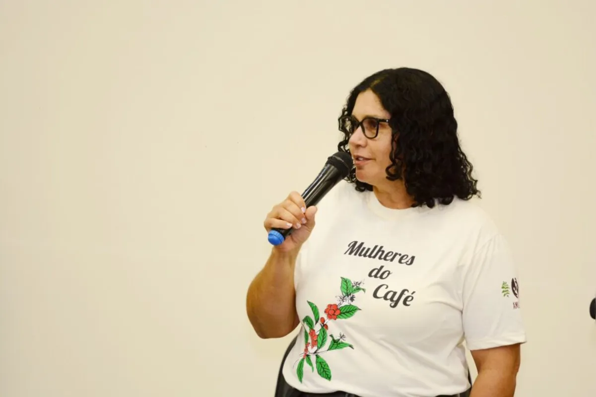Maria Aparecida Maciel Gomes, representante da Associação das Mulheres do Café do Norte Pioneiro do Paraná (Amucafé)