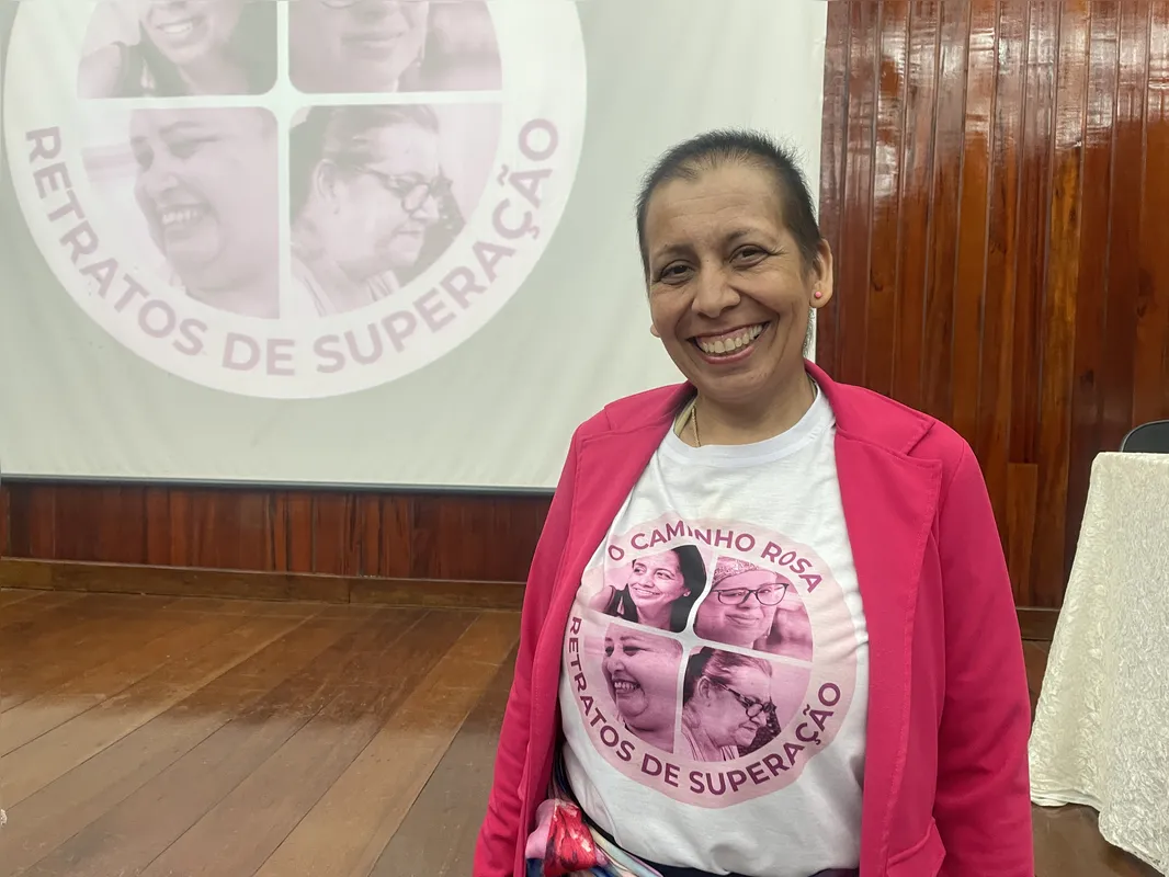 Cristina Aparecida dos Santos: "O nosso objetivo é mostrar que é possível ter mais leveza, confiança e que o diagnóstico não é uma sentença, não é o fim"