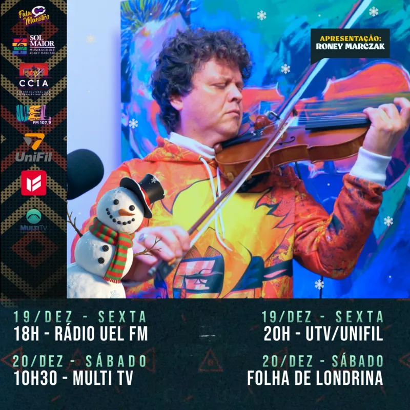 Imagem ilustrativa da imagem Fala Maestro 227# Especial Natal com Roney Marczak