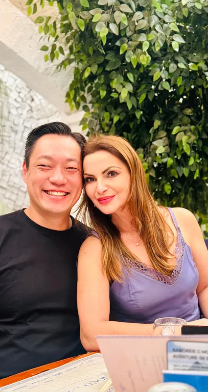 Samira Baptizaco e Denis Okamura