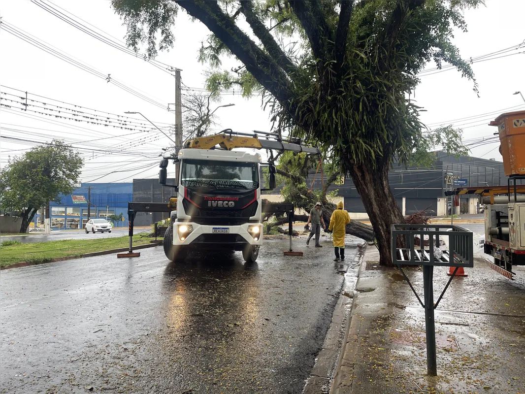 Imagem ilustrativa da imagem Goteiras tomam conta da entrada da Rodoviária de Londrina