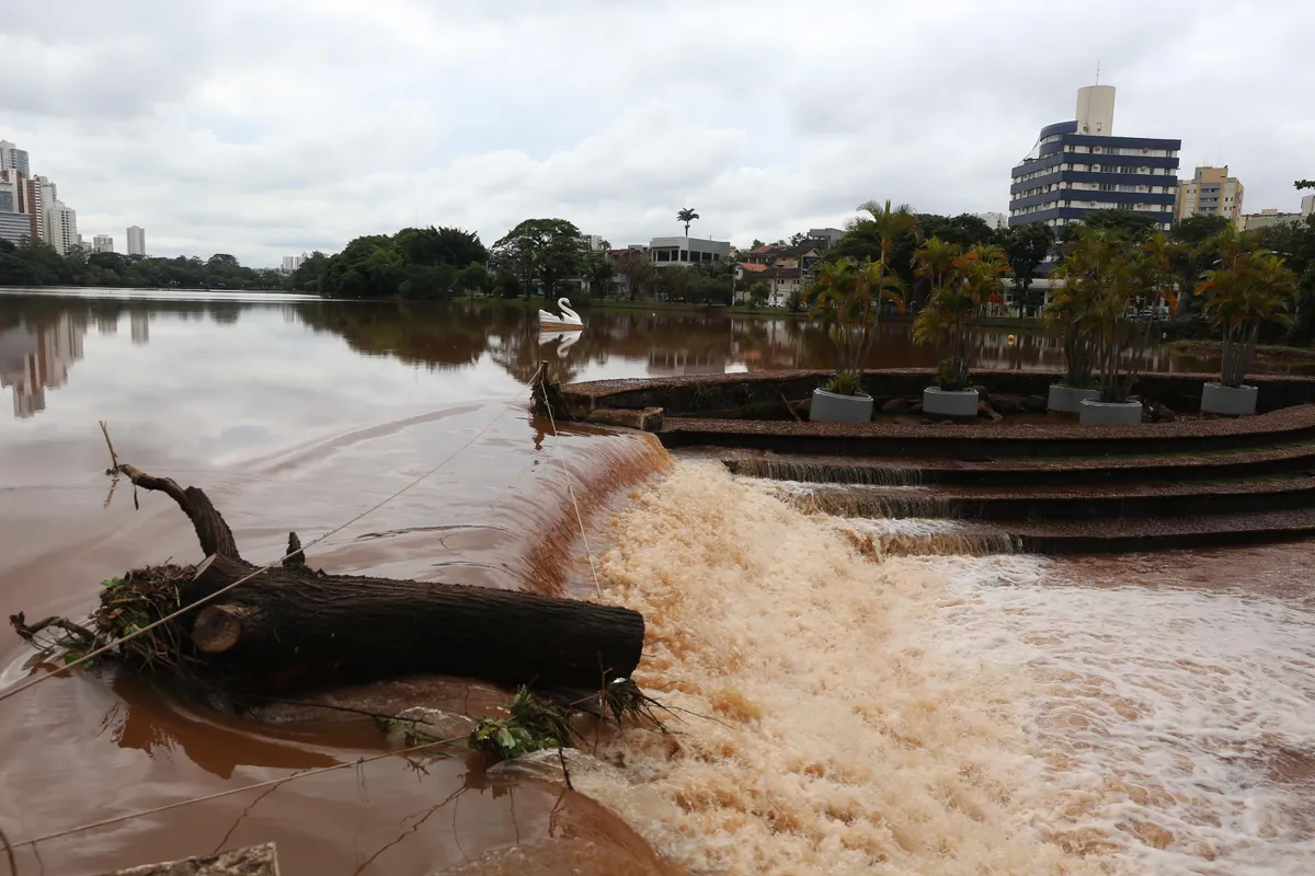 Imagem ilustrativa da imagem Londrina ultrapassa média de chuva para o mês de novembro