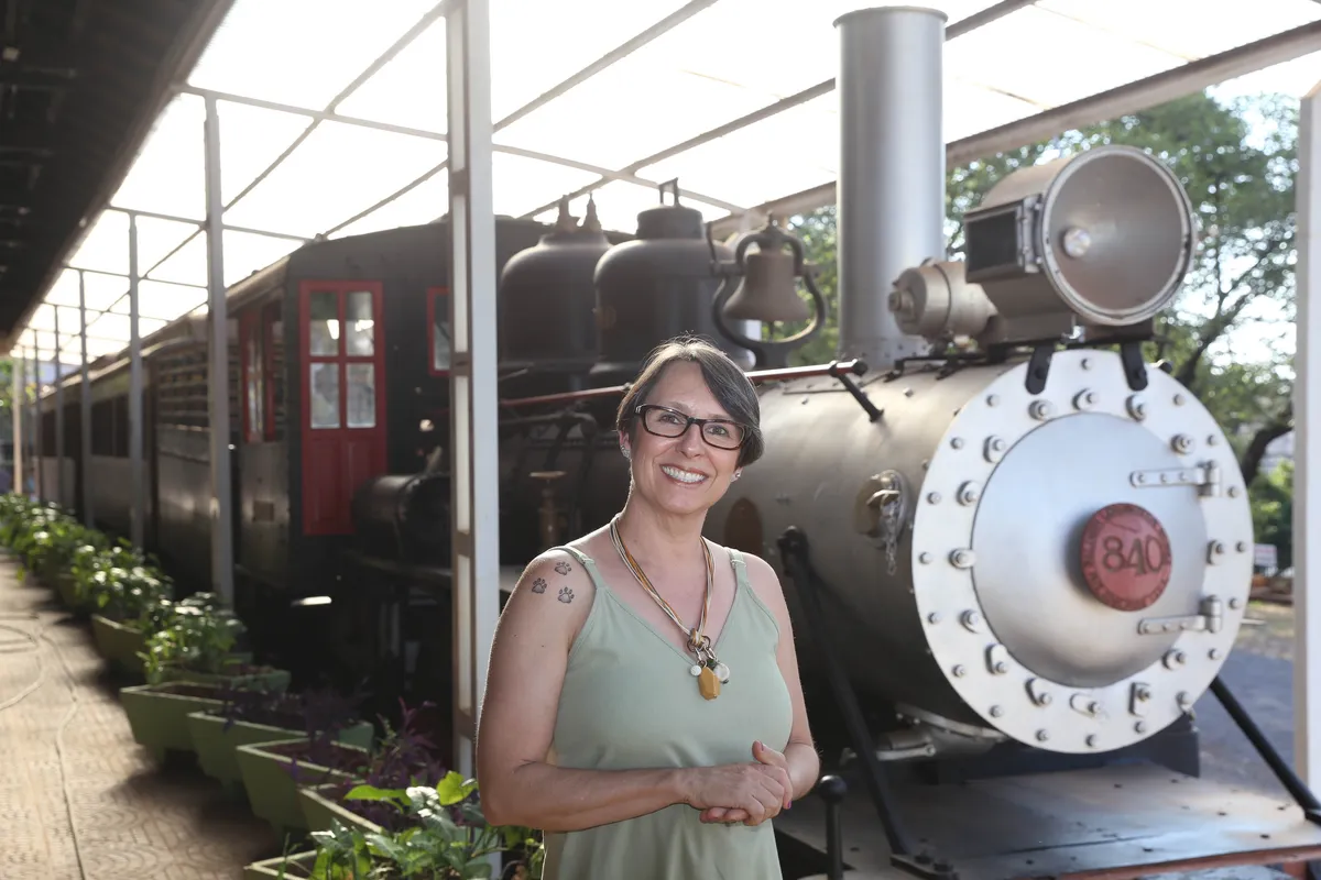 Edméia Ribeiro, diretora do Museu  Padre Carlos Weiss: "Recebemos mais de 7 mil visitas por ano"