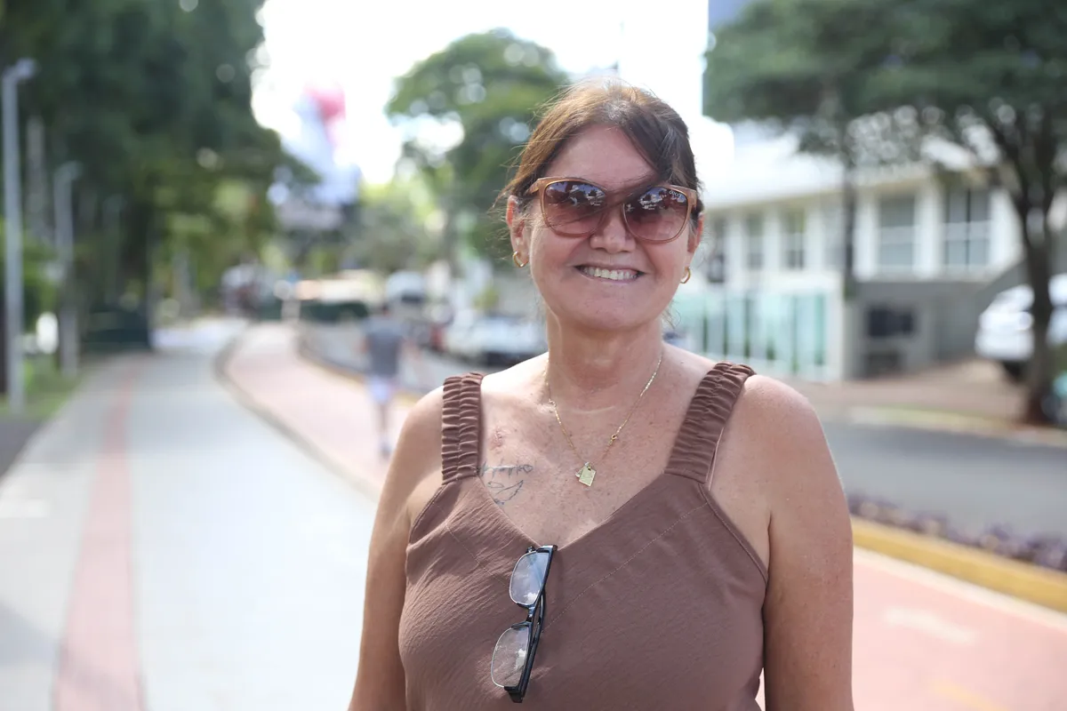 Simone Maglinari considerou a proposta da nova decoração de Natal interessante