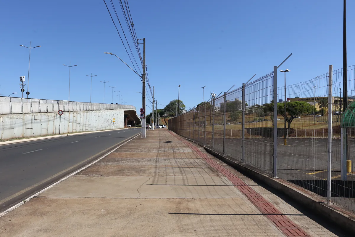 Londrina tem longos trechos de calçadas e ruas sem uma árvore sequer