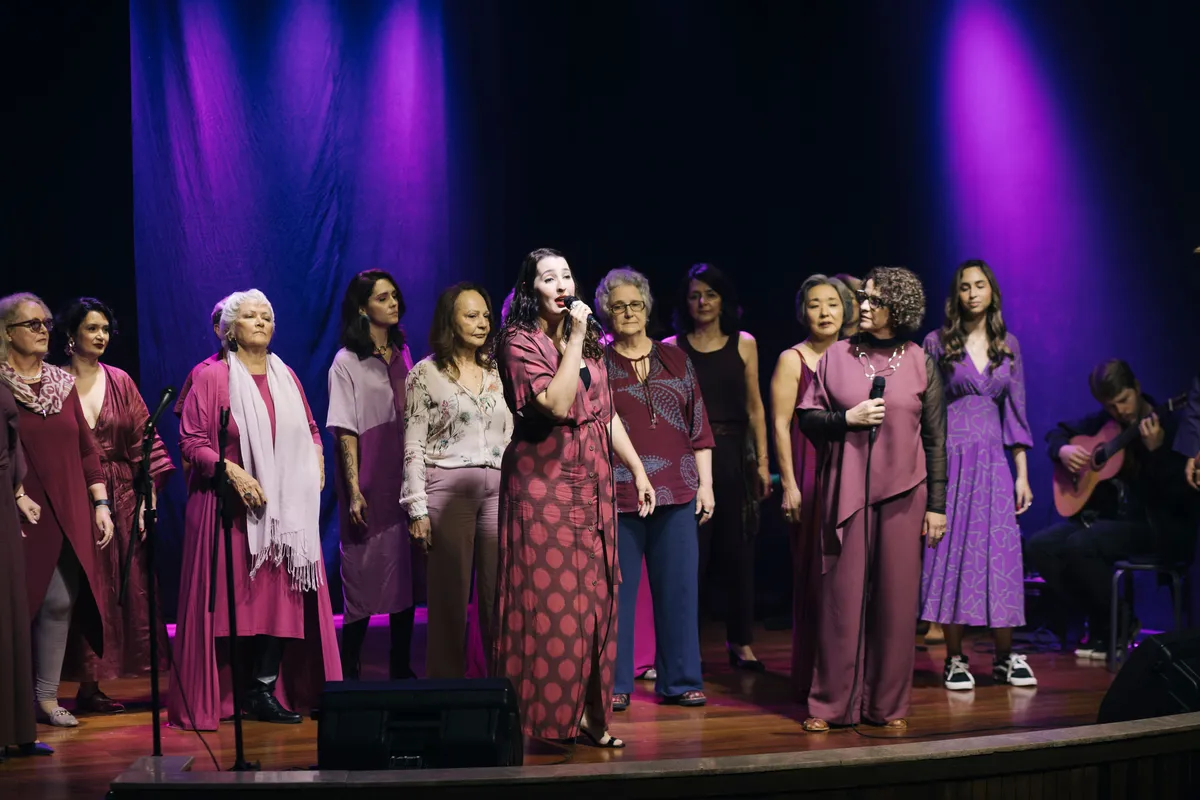 Apresentação do espetáculo "Mulheres Compositoras" na Série Brasil em junho de 2025