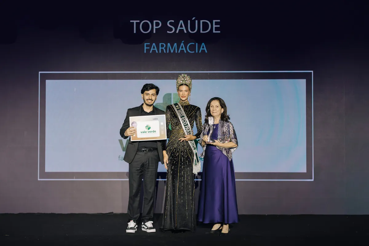 Farmácias Vale Verde: Vitor Hugo Silveira, coordenador de marketing e Mirian Augusto, sócia proprietária da rede de farmácias Vale Verde