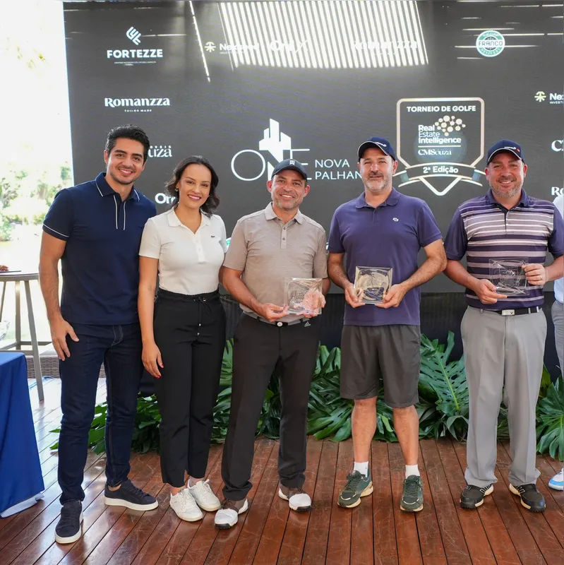 Rodrigo e Deise Souza (Romanzza) com Fernando Coelho, Ricardo Basso e Guilherme Pallazio