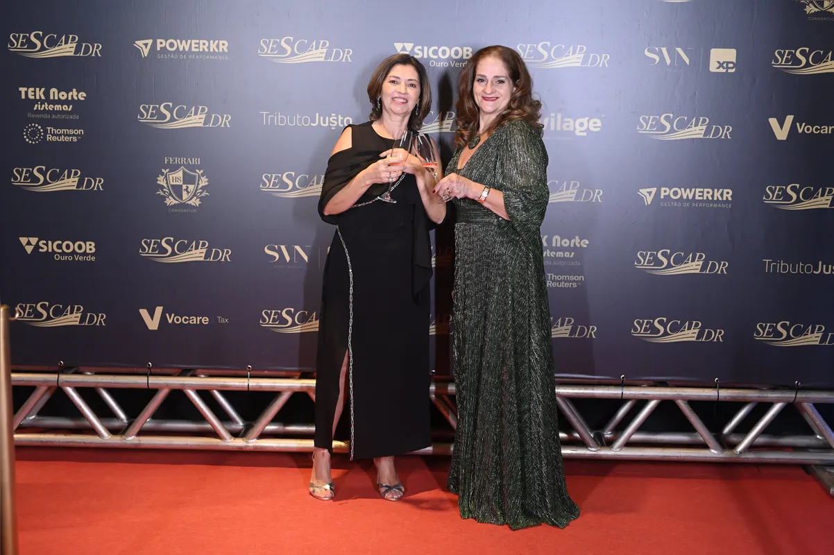 A diretora de eventos, Marisa Ribeiro Furlan, e a diretora administrativa adjunta, Paola Guariso Crepaldi