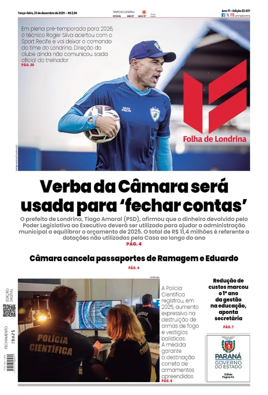 Imagem ilustrativa da imagem Capa 23/12/2025