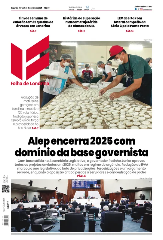 Imagem ilustrativa da imagem Capa 29/12/2025
