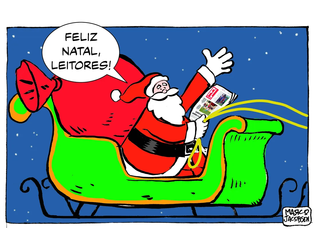 Imagem ilustrativa da imagem Charge 24/12/2025