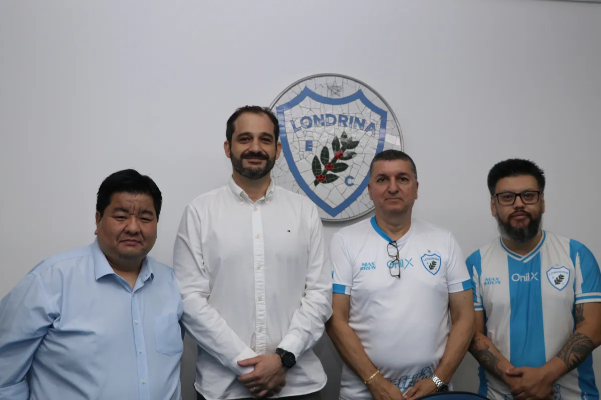 A diretoria do Conselho do LEC: Fernando Yogui( primeiro secretário), Rogerio Ribeiro (presidente), Antonio Marcos Mota (vice –presidente) e Anderson Fukura(segundo secretário)