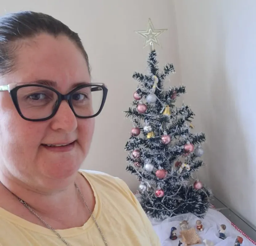 Aparecida Felicidade de Azevedo Bonfim, a Teca: "Tenho montado o presépio e, a cada ano, sinto algo sendo transformado em minha família"