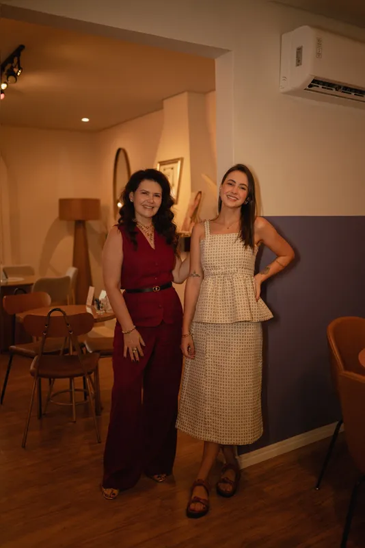 As empresárias Gisele Goes e Bárbara Paiva Goes