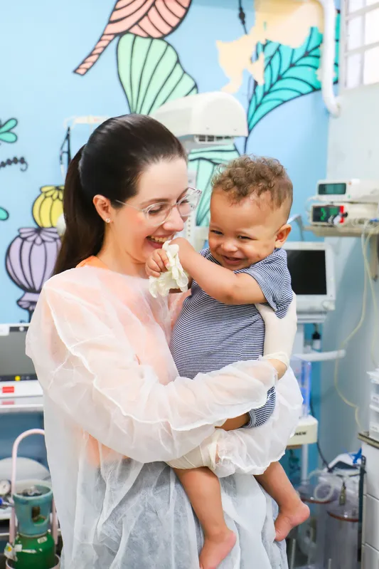 Renata Gomes de Oliveira, pediatra: "Ver que deu certo é muito gratificante para a gente”