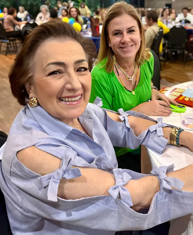 Heloísa Palhares e Silvia Helena Faria Ziober