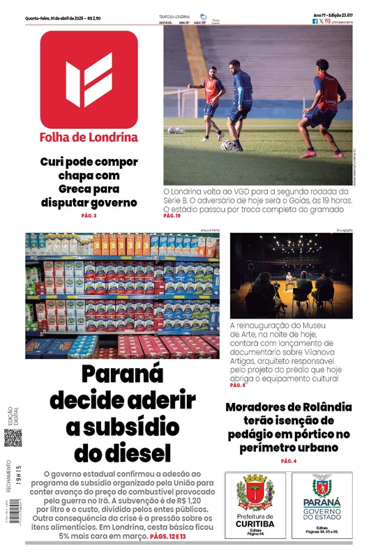 Imagem ilustrativa da imagem Capa 01/04/2026