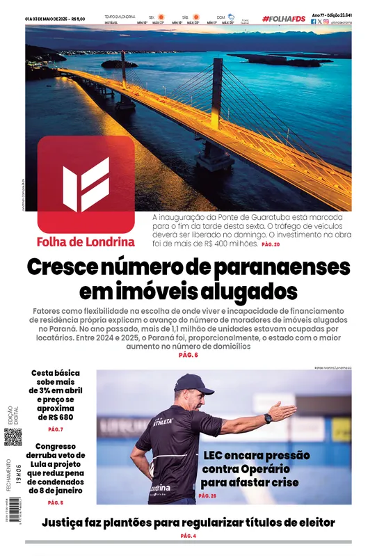 Imagem ilustrativa da imagem Capa 01/05/2026