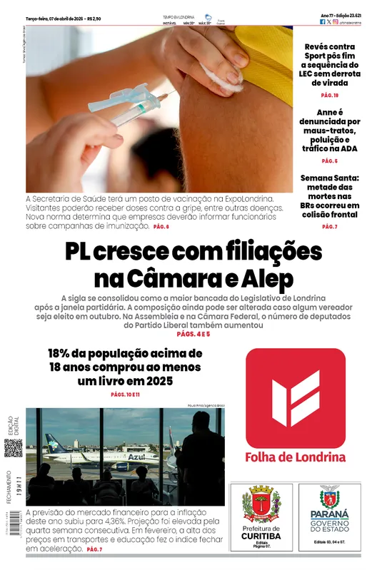 Imagem ilustrativa da imagem Capa 07/04/2026