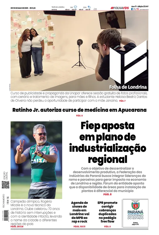 Imagem ilustrativa da imagem Capa 09/05/2026