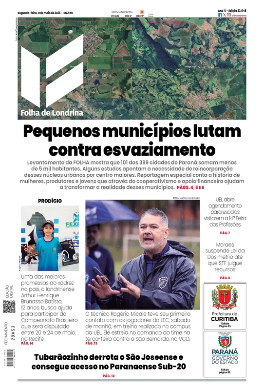 Imagem ilustrativa da imagem Capa 11/05/2026