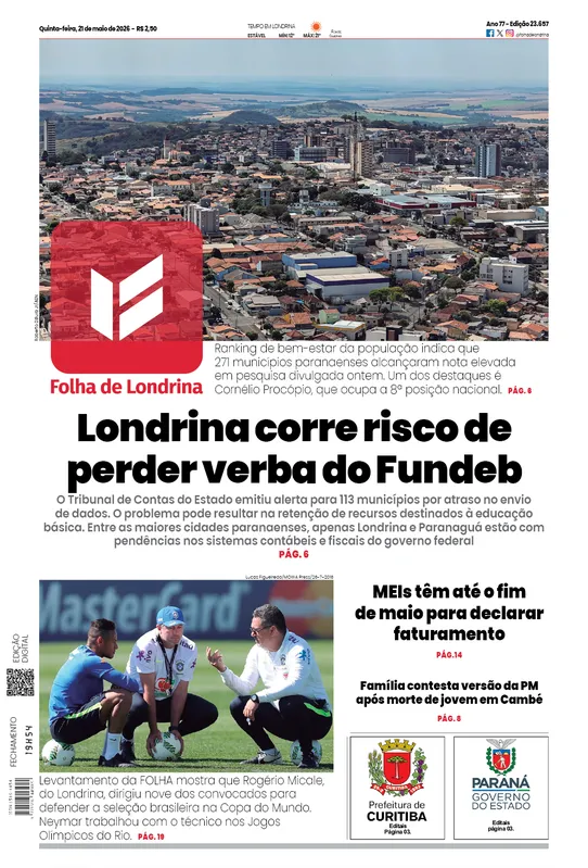 Imagem ilustrativa da imagem Capa 21/05/2026