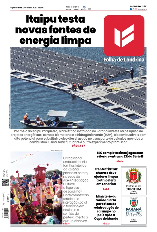 Imagem ilustrativa da imagem Capa 27/04/2026