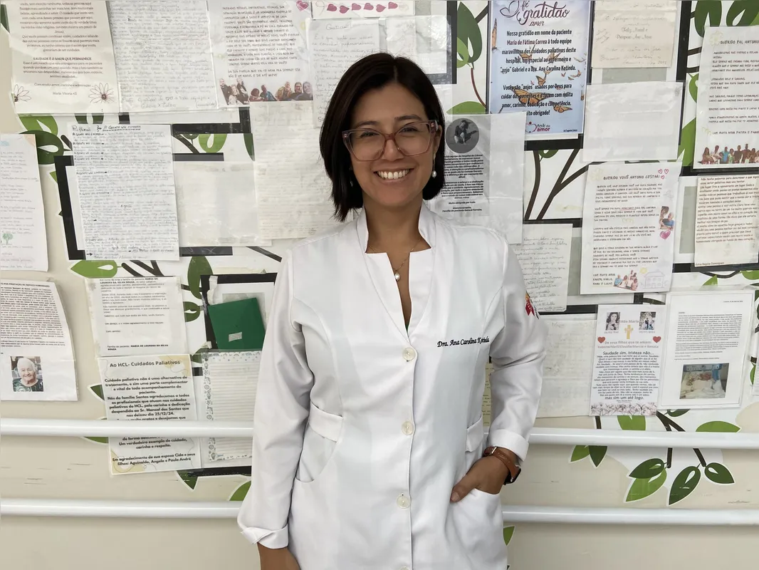 Ana Kotinda, médica paliativista do HCL, almeja qualidade de vida para os seus pacientes “até o último dia, seja ele quando for”
