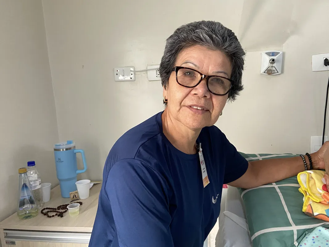 Maria José Maciel conta que Rosemeire vive "um dia de cada vez"