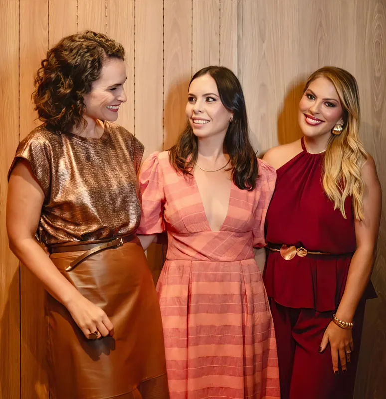 Janaína Biscaia, Luísa Schultz e Samile Sahão