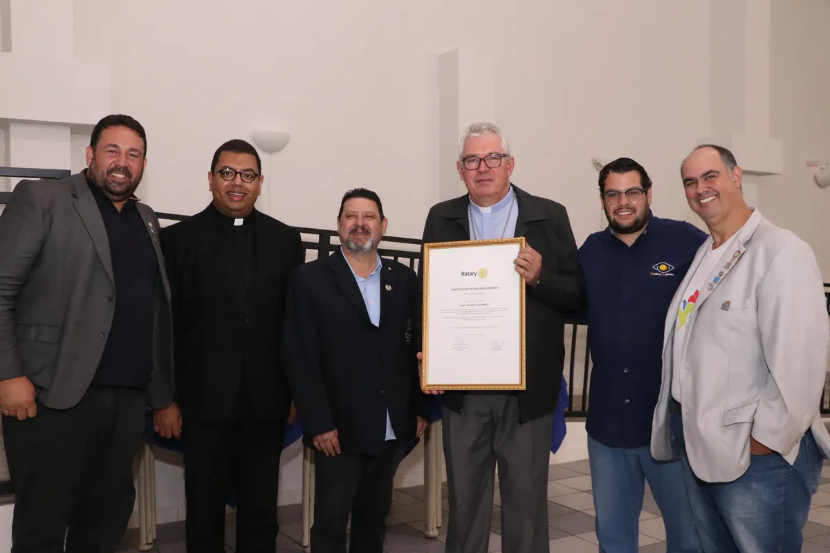 André Barioto, padre Dirceu Junior Reis, pastor capelão Roberval Pereira, Arcebispo Dom Geremias, Marlos Vinicius Carvalho e Silvio Dicezar Costa