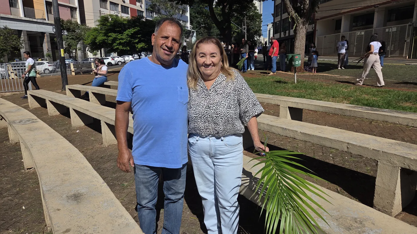 Roberto e Adélia da Silva: momento de se aproximar de Deus