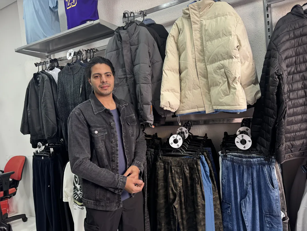 Ahmed Magdi, comerciante: preços acessíveis