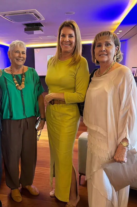 Virgínia Sampaio, Raquel Piccinin e Sônia Miyamoto