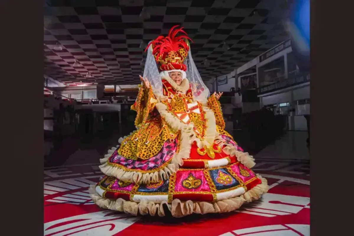 Fantasia da Ala das Baianas do Salgueiro para o Carnaval de 2026